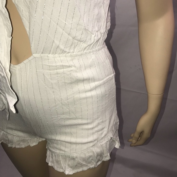 White Tie Romper - Picture 2 of 2